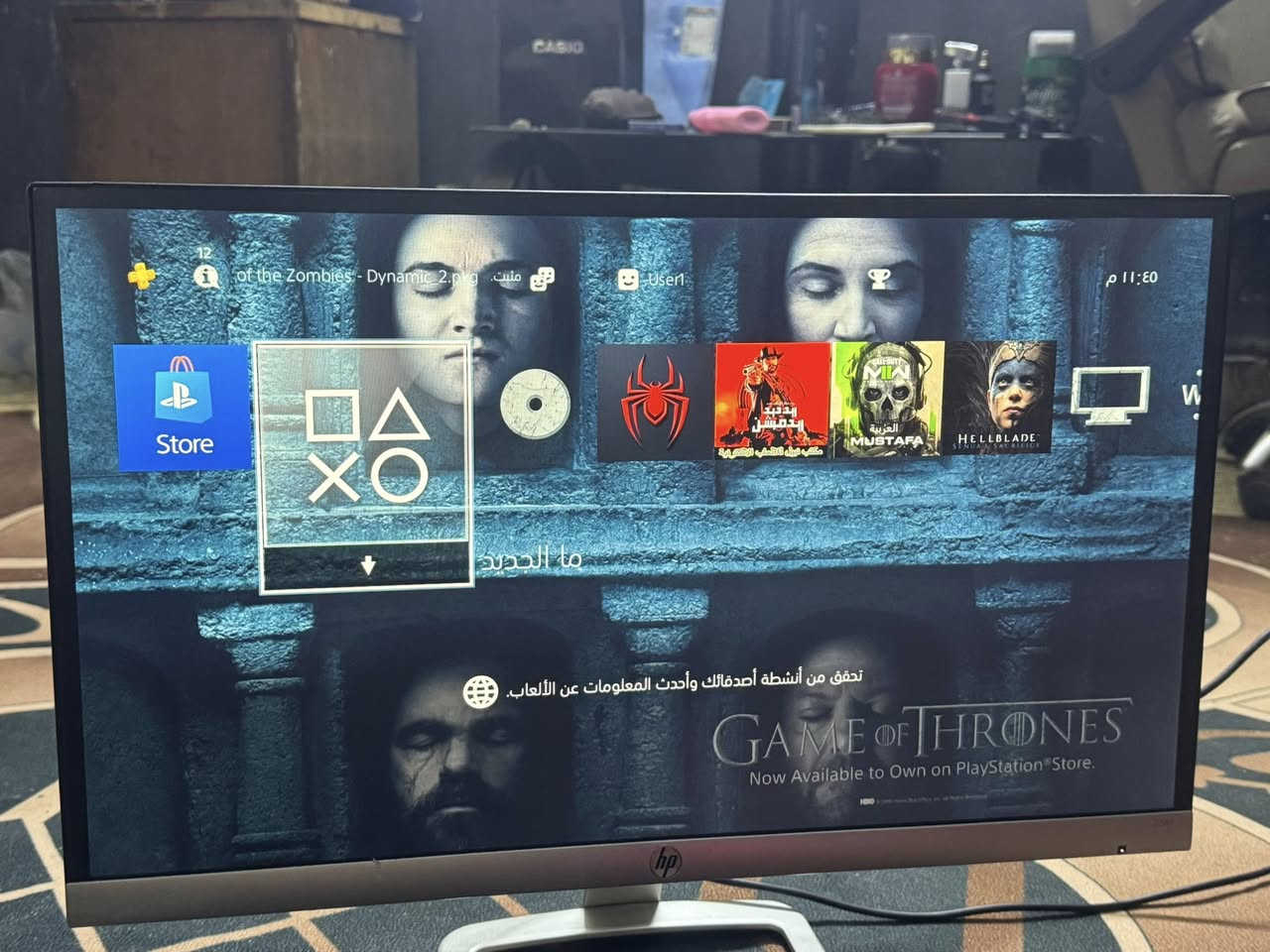 سلام عليكم شاشة  العاب تصميم حجم 23  سعر ((100 وبي شي بسيط حك جيه)) مكاني بغداد الشعب ماعندي توصيل 

مواصفات: 

من الملصق الظاهر في الصورة، الشاشة هي:

HP – HP 23er Display (شاشة 23 بوصة)

وهذه أهم المواصفات:

المواصفات الأساسية:
 • 📏 الحجم: 23 بوصة
 • 🖥️ الدقة: 1920 × 1080 (Full HD)
 • 🔄 معدل التحديث: 60Hz
 • 🎨 نوع اللوحة: IPS (ألوان جيدة وزوايا رؤية واسعة)
 • ⚡ استهلاك الطاقة: حوالي 16 واط
 • 🔌 الكهرباء: 19V – 1.58A

المنافذ عادةً في هذا الموديل:
 • HDMI
 • VGA

مميزاتها:
 • تصميم نحيف
 • ألوان جيدة
 • مناسبة للأعمال اليومية، الدراسة، والأفلام العاب . تصميم


**إذا كنت صاحب هذا الإعلان وتريد حذفه لأي سبب، رجاءا أرسل رسالة إلى الدعم الفني**