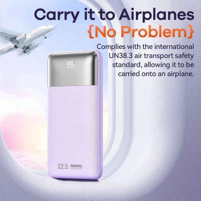 باور بانك من ريمكس 

🔋 سعة البطارية (Battery Capacity) : 10000mAh

🔌 المخارج (Output):

منفذ USB :
5V⎓4.5A / 5V⎓3A / 9V⎓2A / 12V⎓1.5A

أقصى قدرة: 22.5W (Max)

منفذ Type-C:
5V⎓3A / 9V⎓2.22A / 12V⎓1.67A

أقصى قدرة: 20W (Max)

🔌 المدخلات (Input):
Type-C:
5V⎓3A / 9V⎓2A / 12V⎓1.5A

أقصى قدرة: 18W (Max)

منفذ Lightning (لـ iPhone):

5V⎓2A / 9V⎓2A / 12V⎓1.5A

أقصى قدرة: 18W (Max)

⚖️ الوزن الصافي (Net Weight):

200 غرام

📐 الأبعاد (Size):

127.8 × 68.1 × 17.7 ملم

🛡️ ميزات إضافية:
خفيف، نحيف ومحمول

ضمان لمدة سنة من وميض الذهب موصل, نينوى


**إذا كنت صاحب هذا الإعلان وتريد حذفه لأي سبب، رجاءا أرسل رسالة إلى الدعم الفني**