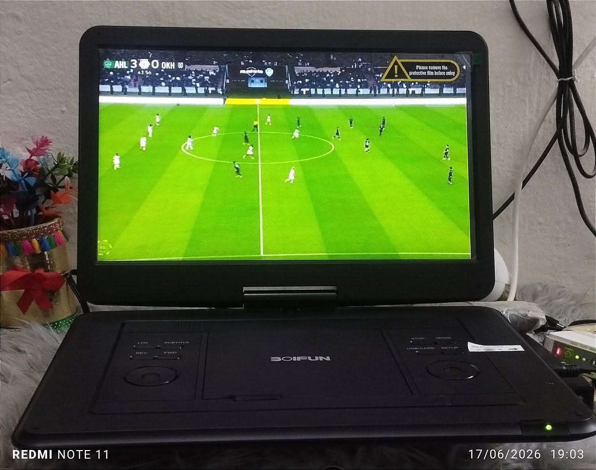 ديفيدي شحن جديد بالكارتون ملحقاته كلها بعدهه ما مستخدمه 
يشغل ستلايت و فلاش و رام و قرص 
يجي بشاشة كلش جبيره 15.6 انج
شحن من 5 إلى 6 ساعات يدوم
كامل الملحقات+ الكارتون والتغليف مال الشركة بعده 
ماركة عالمية معروفه الي يحب يبحث عنهه بس اكتب بالكوكل bvn161 

سعر 45الف


**إذا كنت صاحب هذا الإعلان وتريد حذفه لأي سبب، رجاءا أرسل رسالة إلى الدعم الفني**