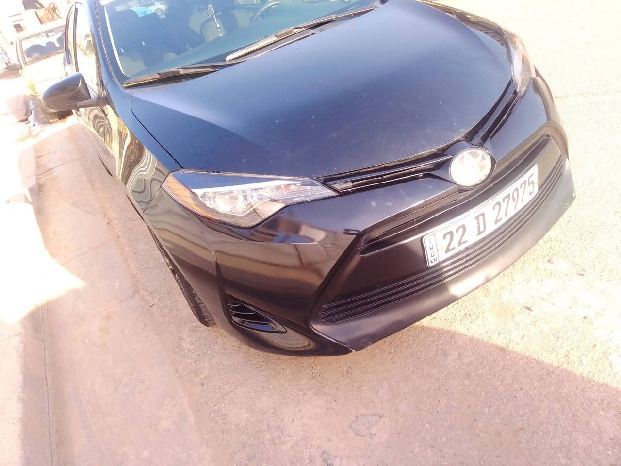 كورلا موديل 2018  حادثها جاملغ خلفي سنويه جديده هزة جديده سعرها 130 وبيها مجال مكاني بغداد الشعب للاتصال ***********
