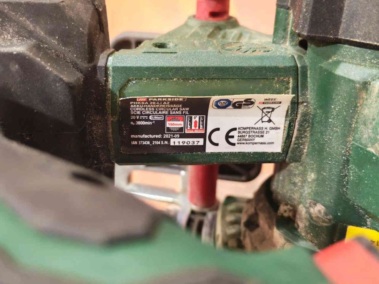 السلام عليكم
متاح منشار قرصي من بارك سايد شحن ٢٠ فولت فارغ شرط التشغيل
السعر ٢٥ الف 
البصرة ***********
