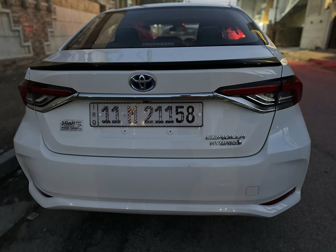 السلام عليكم
للبيع تويوتا كورلا هايبرد

موديل 2024 

الشكل الخليجي 

فول مواصفات 

ماشيه 21 الف 
السونر مرفق بلصور 
رقم بغداد تحويل مباشر 

سياره جديده بمعنى الكلمه

السعر 148 وبيها مجال بسيط 

***********

 مكان السيارة بغداد الدورة
