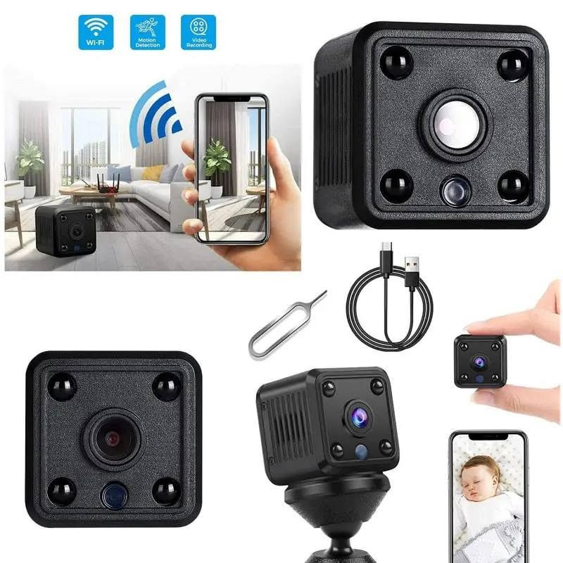 👈 كاميرا مراقبة صغيرة (Mini Camera)
 تتميز بقدرتها على الاتصال عبر WiFi للمراقبة عن بعد.توفر الكاميرا دقة عالية 1080P بزاوية رؤية واسعة، بالإضافة إلى خاصية الرؤية الليلية بالأشعة تحت الحمراء.يمكن تسجيل الفيديو محلياً باستخدام بطاقة ذاكرة (Micro SD) تصل سعتها إلى 32 جيجابايت.يتم إدارة الكاميرا والوصول إلى بثها المباشر عبر تطبيق يسمى "Linklemo" المتوفر على متاجر التطبيقات.


**إذا كنت صاحب هذا الإعلان وتريد حذفه لأي سبب، رجاءا أرسل رسالة إلى الدعم الفني**