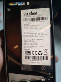 متوفر عاكسه فاربر ٥ آلاف واط أون لاين مستعمل النضافه ٩٠٪  هذا اليبل ما...