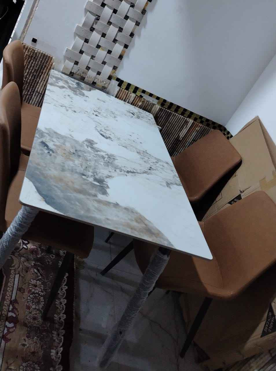 ميز طعام نقشة مرمر، وياه كراسي مبطنة لون جوزي ، والبضاعة نظيفة ديوانية, القادسية


**إذا كنت صاحب هذا الإعلان وتريد حذفه لأي سبب، رجاءا أرسل رسالة إلى الدعم الفني**