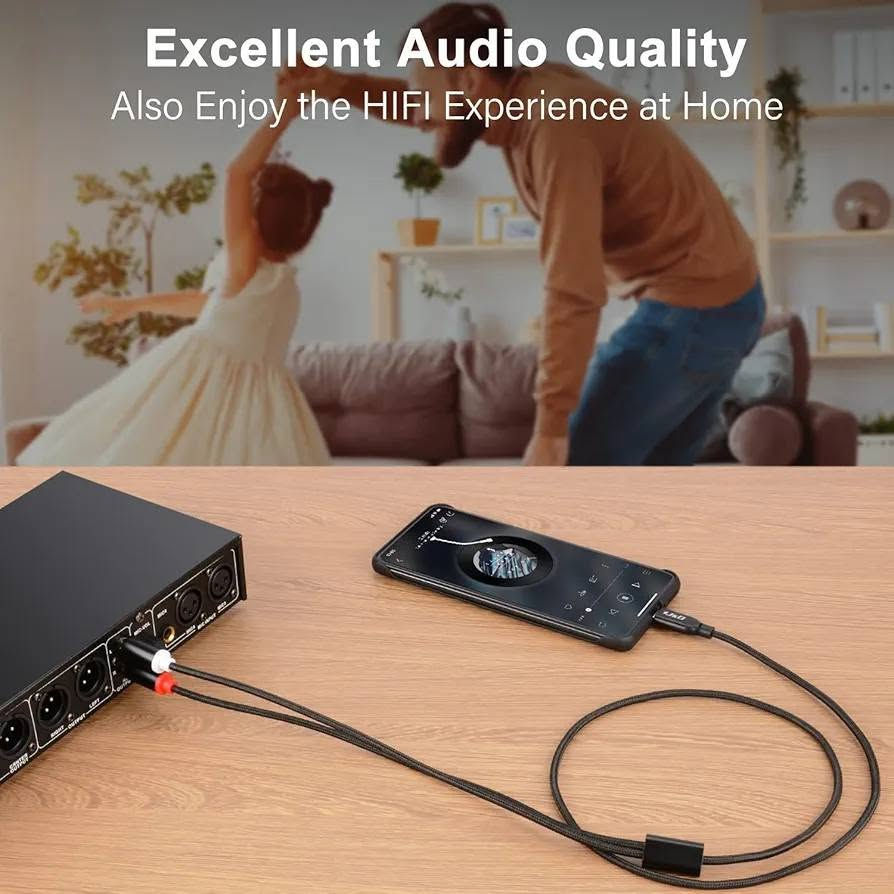 هذا المنتج عبارة عن كابل صوت J&D USB C إلى RCA، مصمم لتوصيل الأجهزة ذات منفذ USB-C (مثل الهواتف الذكية أو أجهزة الكمبيوتر المحمولة) بمكبرات الصوت أو أنظمة المسرح المنزلي.يتميز الكابل بتصميم مجدول متين لمنع التشابك وكسر الأسلاك، مع موصلات مطلية بالذهب لضمان جودة صوت عالية.يعمل الكابل كمحول إشارة رقمية إلى تناظرية (DAC)، مما يتيح إخراج صوتي ستيريو من المنفذ الرقمي للجهاز


**إذا كنت صاحب هذا الإعلان وتريد حذفه لأي سبب، رجاءا أرسل رسالة إلى الدعم الفني**