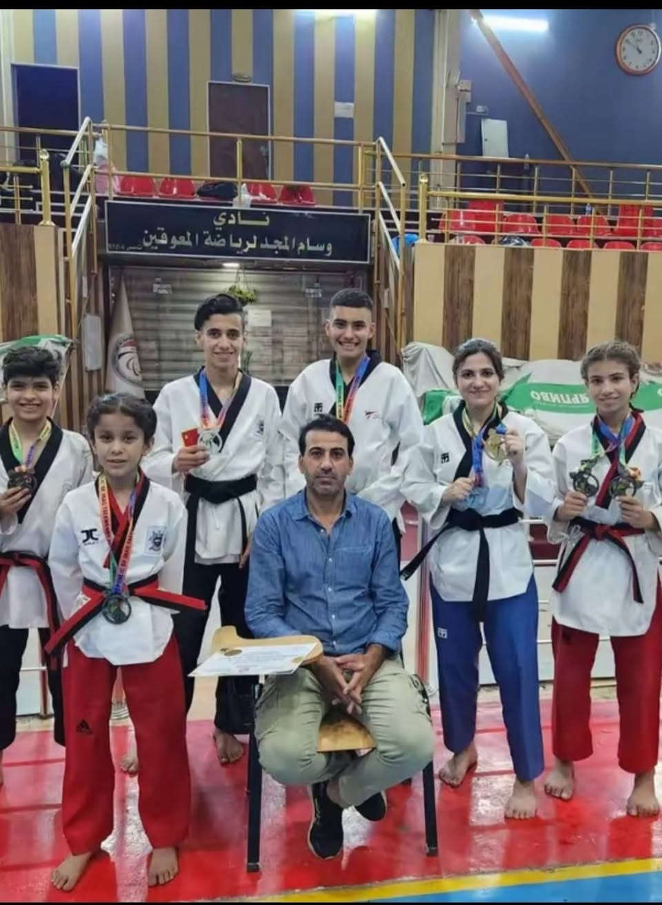 الادمن المحترم بمناسبة العطلة الصيفية التسجيل مفتوح ولكلا الجنسيين من اربع سنوات فما فوق الفرع الأول زيونة مدارس الأقمار مجاور مدارس الريحاني الفرع الثاني بغداد الجديدة مجاور قاطع المرور تايكواندو كرة القدم ملاكمة كيك بوكسنغ للاستفسار الاتصال على الرقم التالي *********** باشراف مدرب منتخب العراق والماستر حيدر بادي

