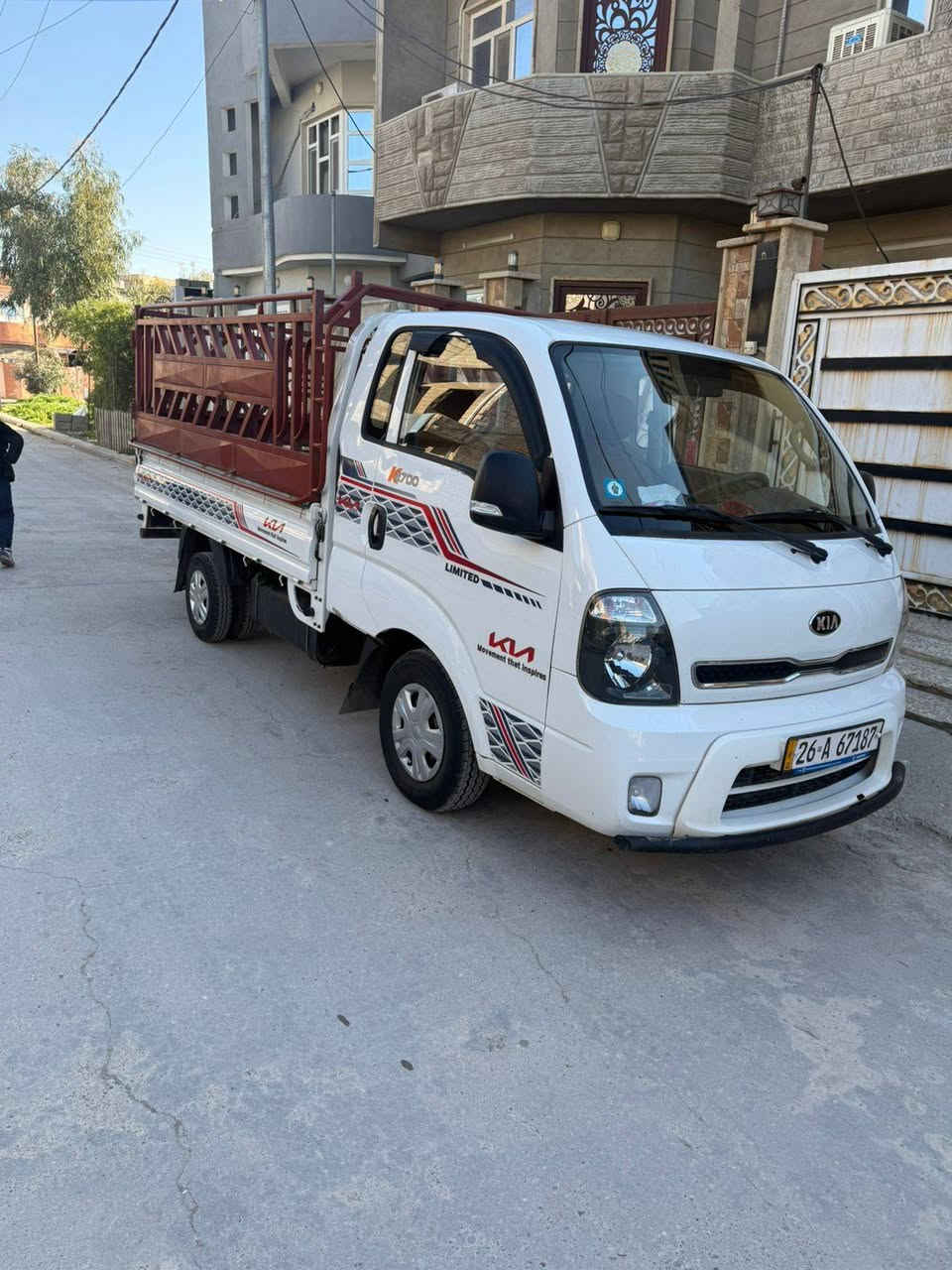 السلام عليكم ورحمة الله وبركاته
كيا حمل موديل 2019 رقم صلاح الدين بسمي حصه كاز طخم تايرات مكفوله من كل شي مكينه خير من الله العنوان الموصل
للتواصل ***********
