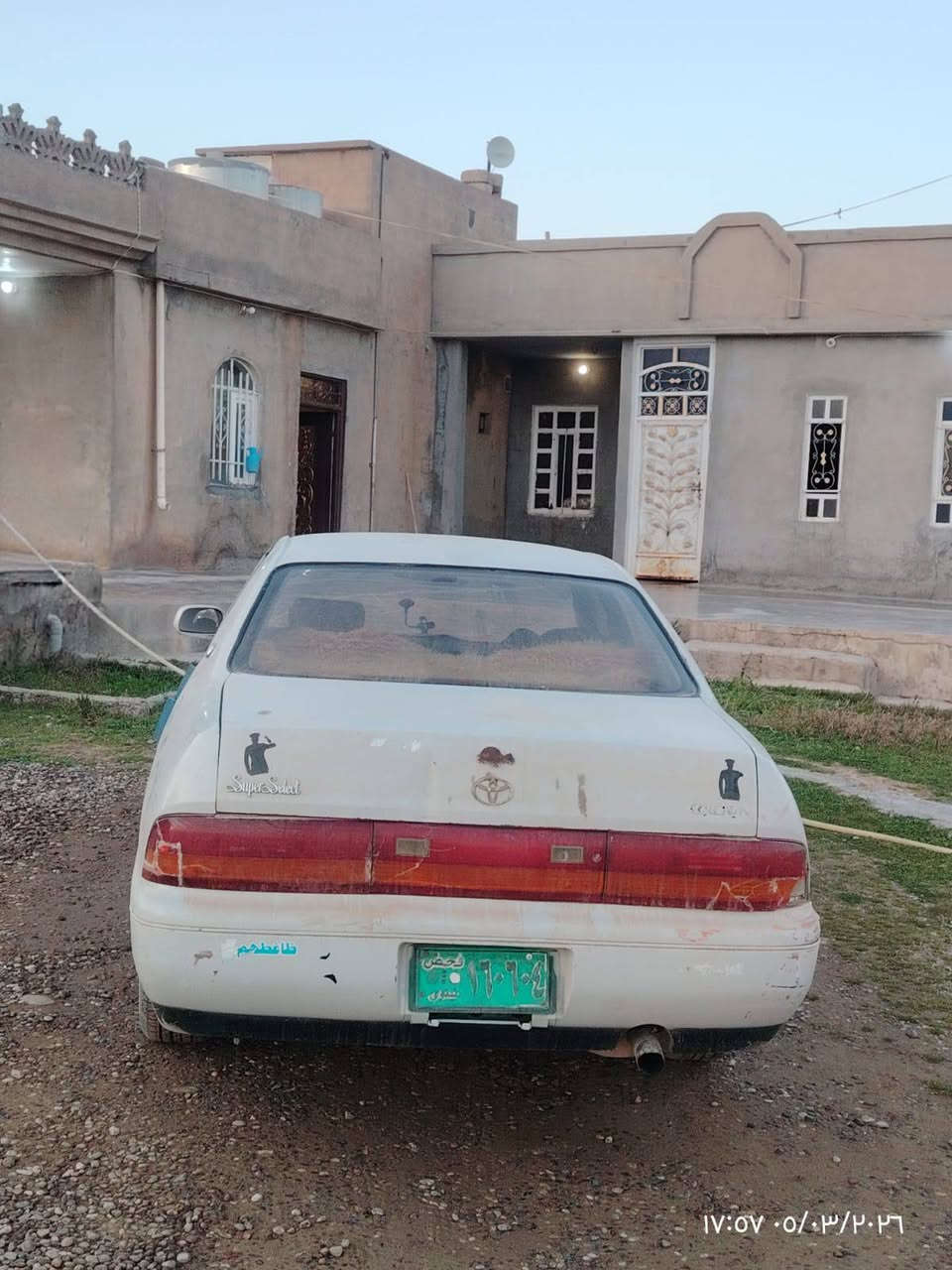 السلام عليكم  للبيع  أو مراوس حسب القناعه   بطه موديل 93 فحص نينوى. سنويه بيضه نافذه. شرط التحويل.  السياره گص فوگ جوه.  نضافه 80٪ گير شرط. محرك 2500بي بداية صرف بدون رخاوه  سعر 34 بيها مجال شيئ قليل خاص. اتصال ***********
