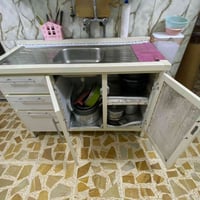 كاونتر المنيوم • شغل تركي • قطعتين مع سنك