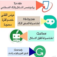 ارتق ببحثك الاكاديمي مع مجموعة من اهم البرامج:- ✅️ برامج فحص ومعالجة ا...