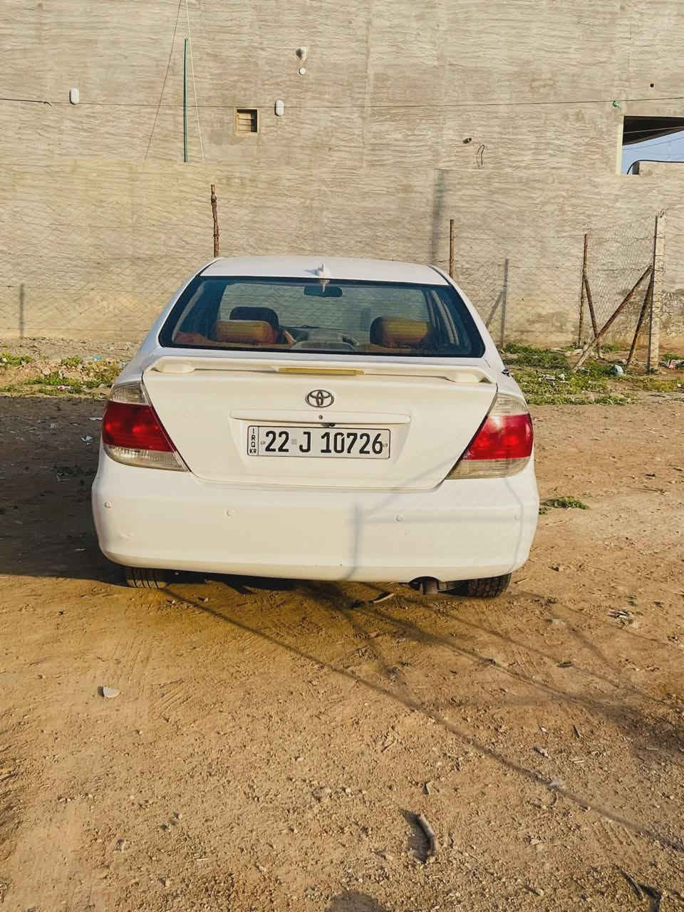 السلام عليكم
مTOYOTA كامري 2004
شرط التحويل رقم اربيل
محرك 6
بيه 3 قطع بدون دواخل
صدر امامي خلفي جديد
تخم تاير جديد
تبريد قطعتين تدفئه شغاله
***********
