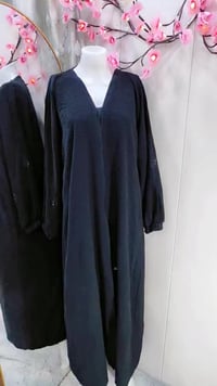 عباية كويتي اسود • بشت • شال شيفون