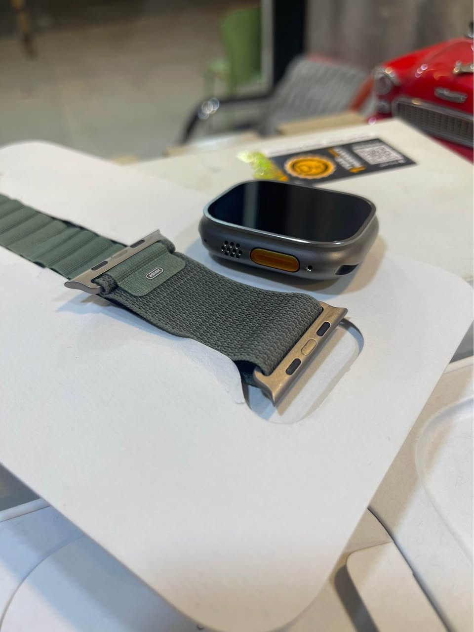 ساعه أبل ⌚️ وكالة 
               اللترا   1️⃣ تيتانيوم طبيعي
حجم  4️⃣9️⃣  ⛩️
                     بطاريه 1️⃣0️⃣0️⃣🔋بس يمي تلكه هيج
نظافه  1️⃣0️⃣0️⃣💯💯 
مركز سيمو المايسترو دورة شارع الصحه
👉👉***********
اتصال 📞واتس اب /للحجز
ضيف  الصفحه👉👉 ليصلك كل جديد يخص منتجات ابل بغداد, العراق
