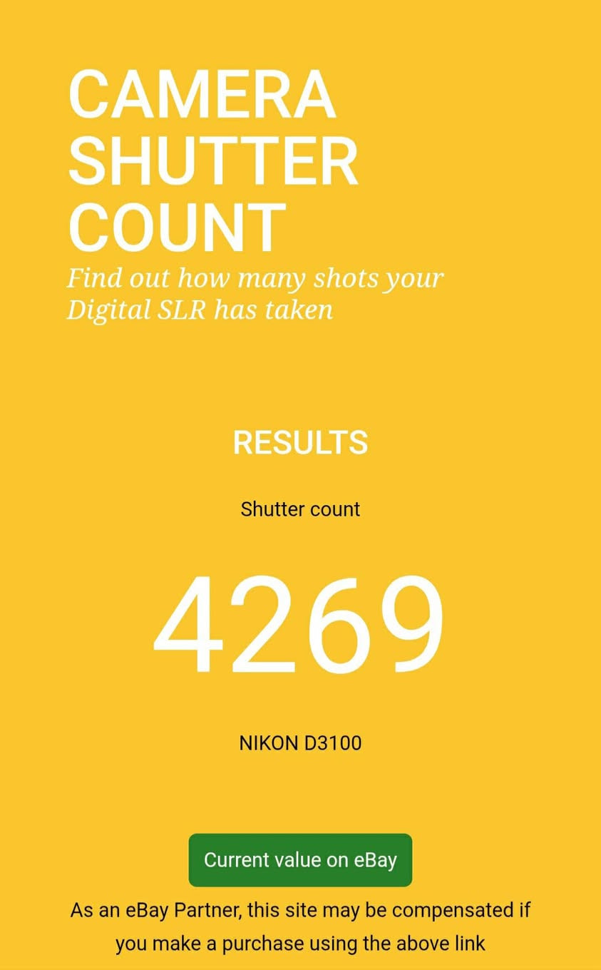 للبيع نيكون D3100
كاميرا جدا نضيفه 100%

بعدها جديده شتر 4 الف فقط

ملحقات 

عدسه18/55✅

حزام كتف.    ✅

شاحنه.         ✅

بطاريه.         ✅

سعر 220 وبيها مجال 

 

يوجد توصيل لجميع محافظات العراق مجاني

***********
