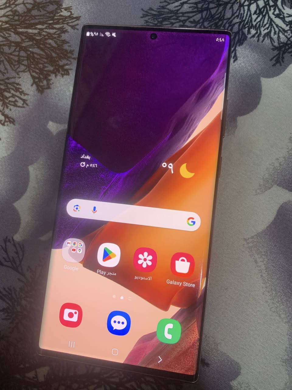 note20 Ultra5G
ذاكره 256 دبل سيم كرت حي الميثاق ***********
