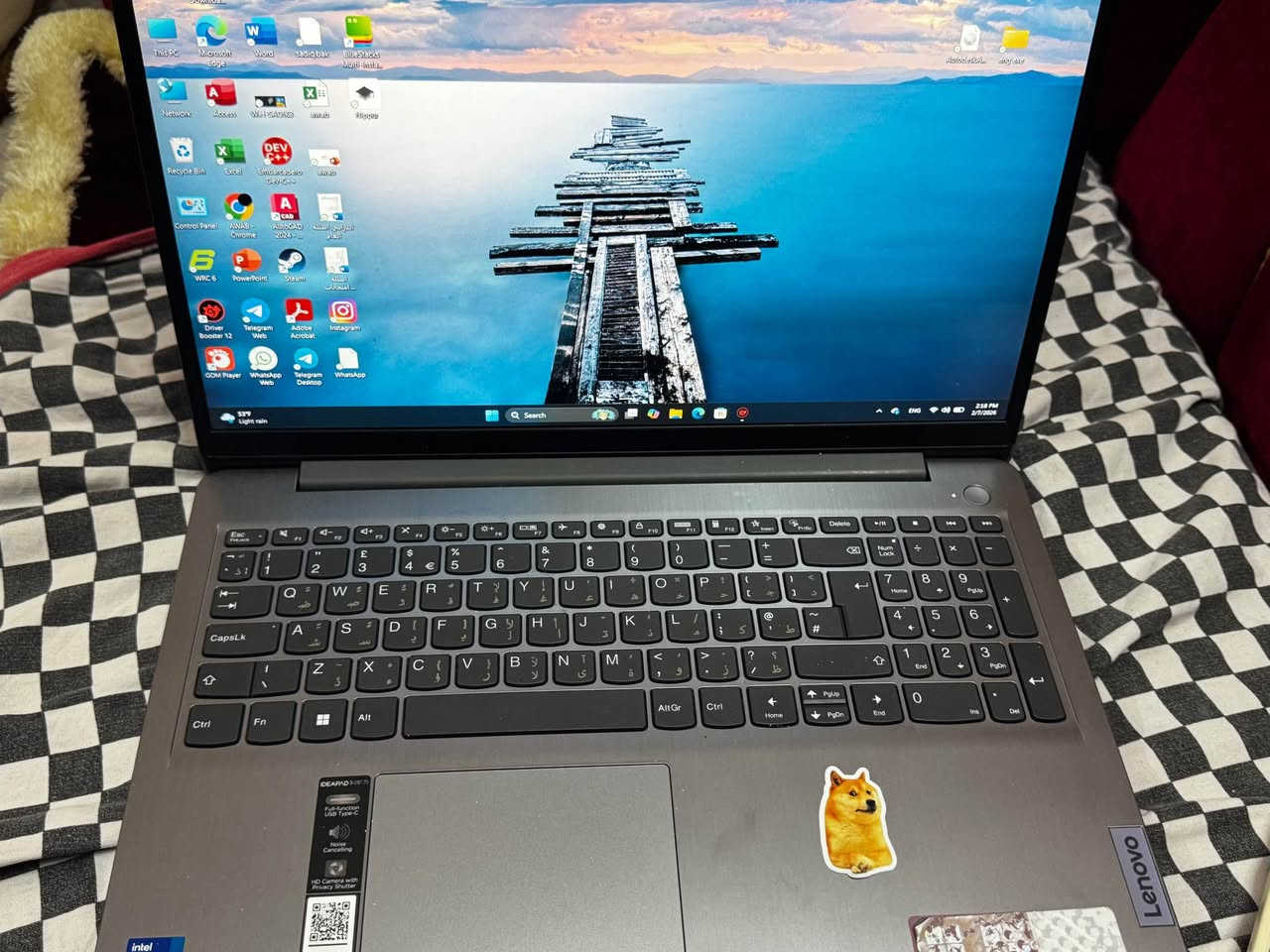 الموديل: Lenovo IdeaPad 3 15IAU7
 • المعالج: Intel Core i7-1255U (الجيل 12)
 • الرام: 8GB DDR4
 • التخزين: 512GB SSD NVMe
 • الشاشة: 15.6 إنج Full HD
 • كرت الشاشة: Intel Iris Xe Graphics
السعر : 750 الف كركوك, العراق


**إذا كنت صاحب هذا الإعلان وتريد حذفه لأي سبب، رجاءا أرسل رسالة إلى الدعم الفني**