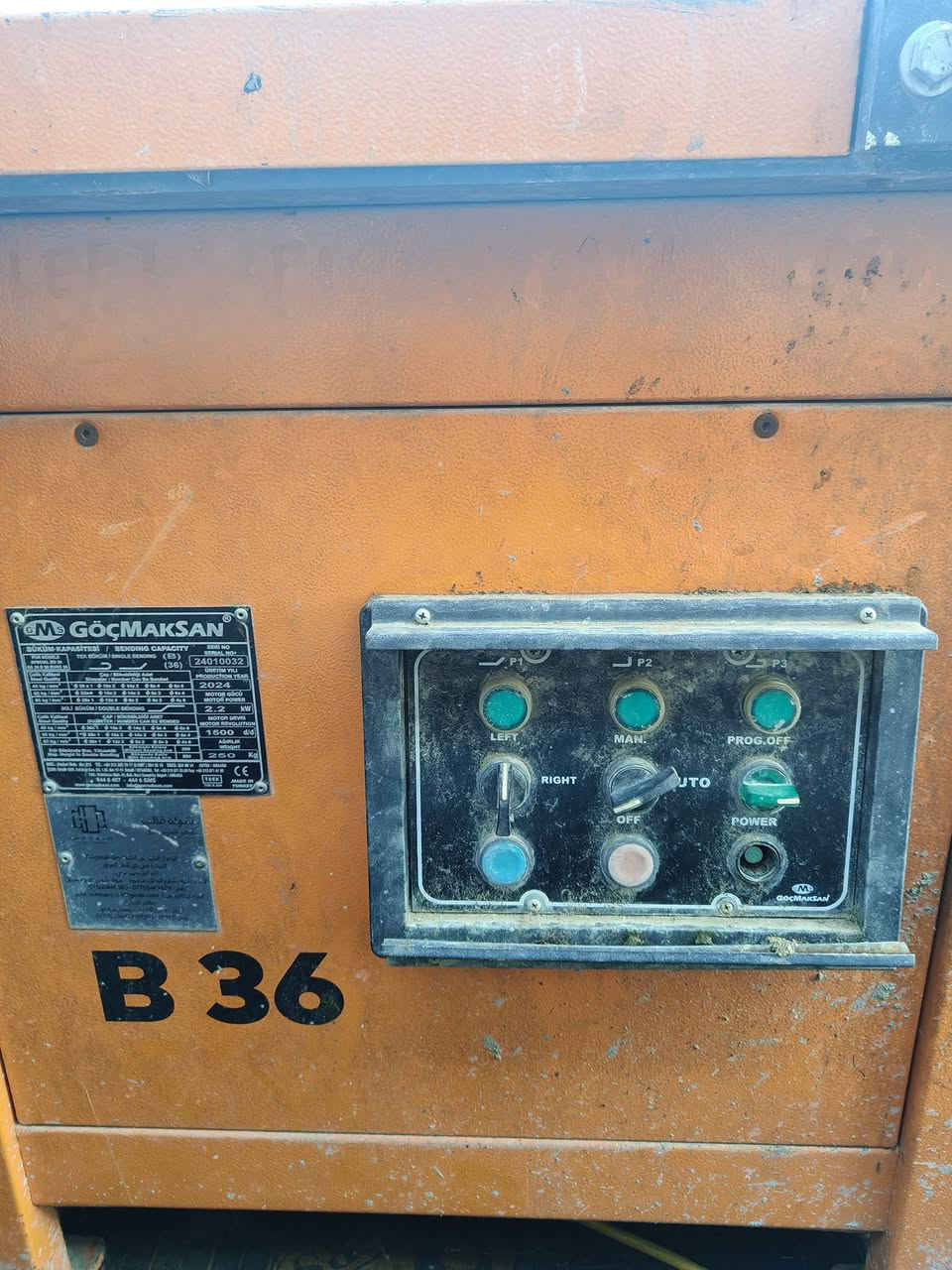 كتر كهربائي مع لاوية للبيع
***********
Göçmaksan B36
سعة حتى 36 ملم
قدرة 2.2 kW
صناعة تركية – سنة 2024.
ثري فيز
