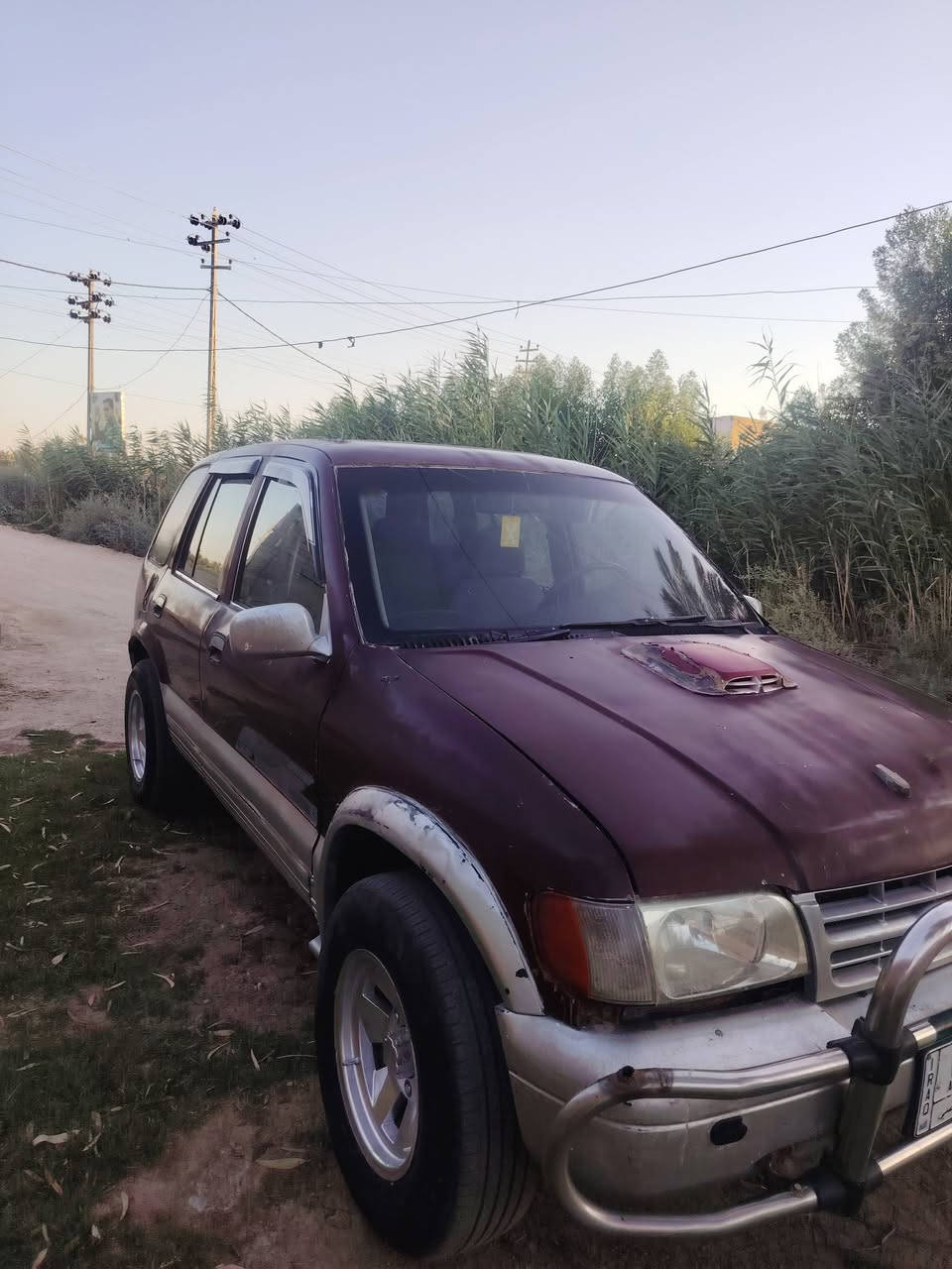 كيه سبورتج موديل 94جاهزه مكينه وكير بحاله جيده حداديه زينه تير زين رقم نجف مشروع وطني الشرعي بل ناصريه حاظر التحويل السعر 28العنوان ناصريه سوق الشيوخ
***********
