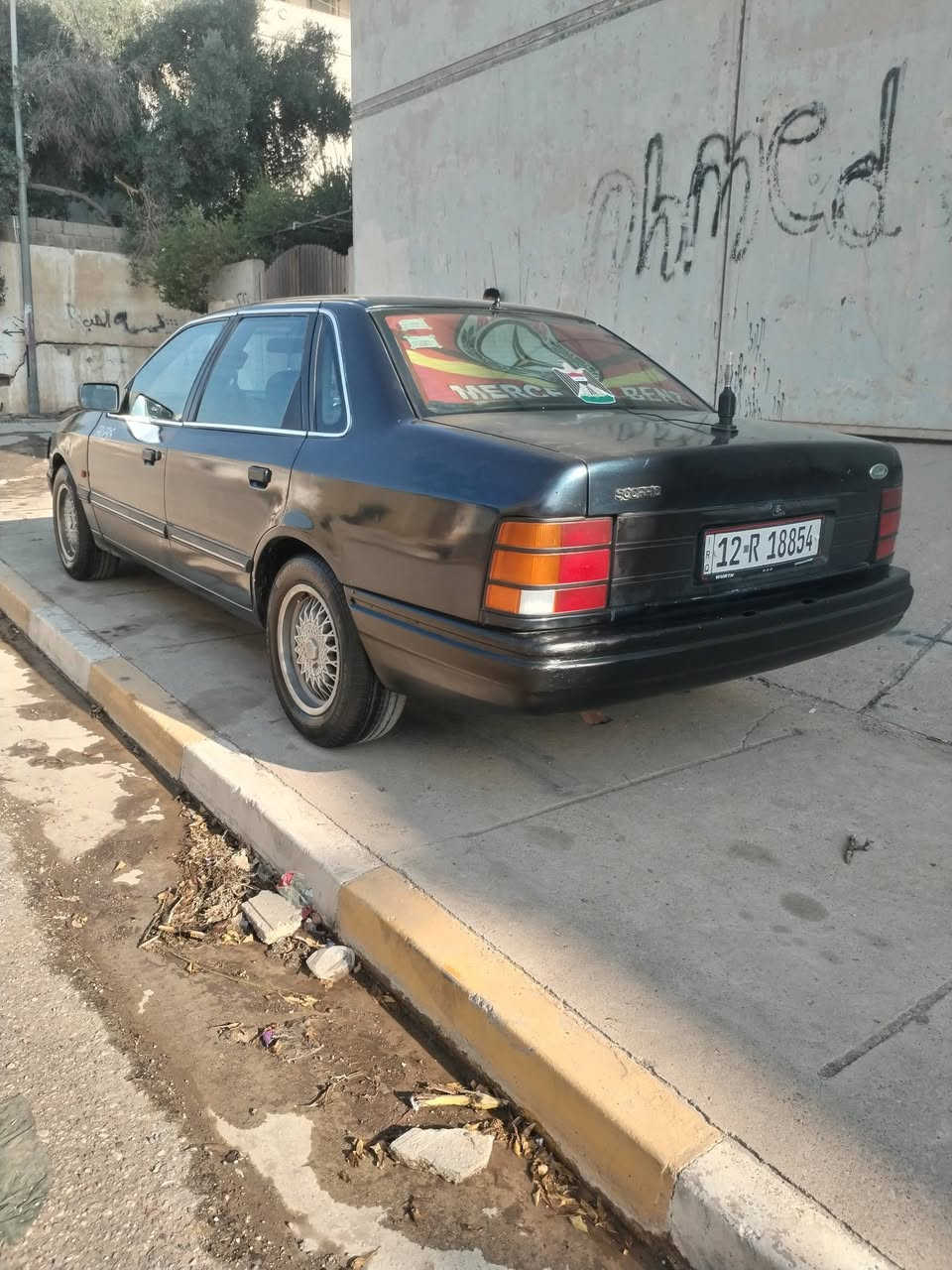 سلام عليكم للبيع فورت سكوربيو موديل ٩١ سياره جديده وداخلها جديد شرط كاربون بانزين بيها وتبريد وتدفئه شغالات ومحرك قبغ اسود بيها أثر نفخ وشرط التحويل والوكاله سنويه جديده ورقم مسطرة السعر ٣٣ ورقه ***********
