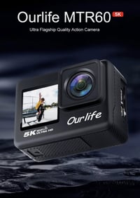 كاميرا للدراجة • 5K • مقاومة ٣٠م