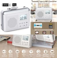 مسجل كاسيت • ذاكرة ١٦جيجا • تحويل MP3