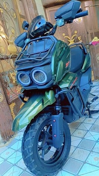 للبيع دراجه اباتشي شحن سرعه 90 ملف2500 6بطاريه حجم كبير مصطره دبل سويج...