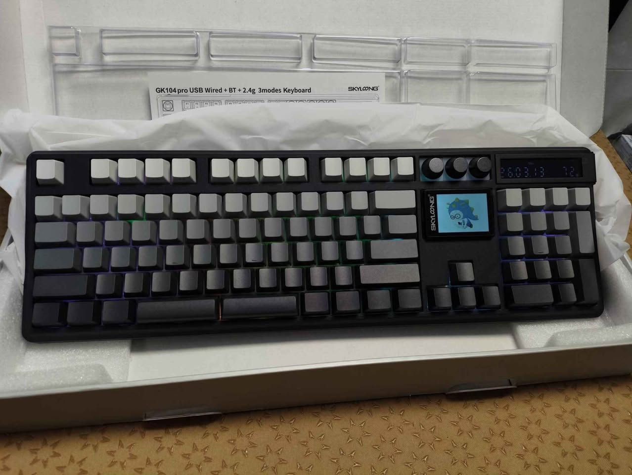 كيبورد ميكانيكية لاسلكية SKYLOONG GK104 Pro بثلاثة أوضاع، مزودة بشاشة 2.0 بوصة، و3 مقابض، وأغطية مفاتيح PBT جانبية محفورة قابلة للتبديل السريع، وإضاءة RGB  متواجد خاص توصيل موجود بغداد وجميع بغداد, العراق


**إذا كنت صاحب هذا الإعلان وتريد حذفه لأي سبب، رجاءا أرسل رسالة إلى الدعم الفني**