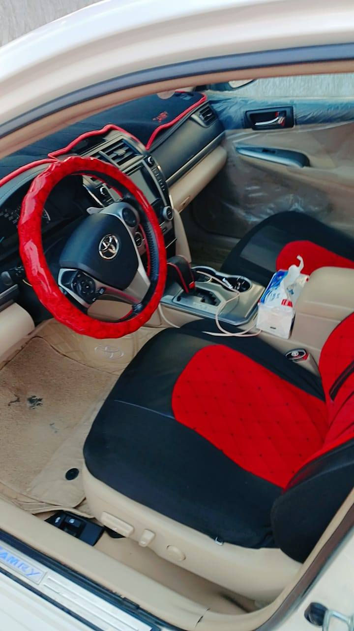 سلام عليكم
كامري تويتا 
موديل 2015
وارد خليجي 
جاملغ امامي مبدل فقط 
حساسات بصمه 
السعر 18الف 
الاتصال على الرقم التالي 
***********
