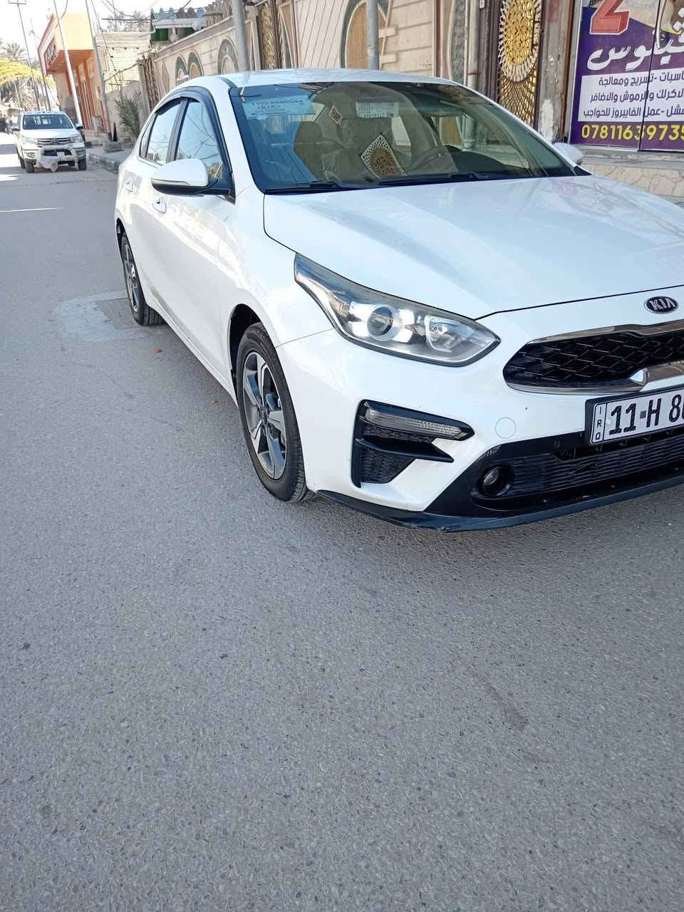 كيا سيراتو خليجي ٢٠١٩ رقم بغداد انكليزي بأسمي مداور ثاني يوم 
مكفوله  السياره جديده بدون صبغ ولا تبديل ولا ضربه 
الموصفات فول عدا الفتحه
بصمه تشغيل + بصمات ابواب
تشغيل عن بعد + جنطه ذكيه 
محرك ١٦٠٠ اقتصادي بدون ادوانز
فول تحكم استيرن    
حساس امامي دكمه    + حساس خلفي
كشنات مغلفه    + الارضيه جلد+ الجنطه جلد
مري شفط      + اشاير مري + نظام ترحيب
شاشه عطلات       ماشيه 95  الف حقيقي 
بصمات عدد ٢.        تبريد قطعتين
٣ انظمة عاي وسبورت واقتصادي
خمسه ويل كب.   سبير جديد ما مستعمل
لد امامي.     + لد خلفي

المكان الرميثه ***********
