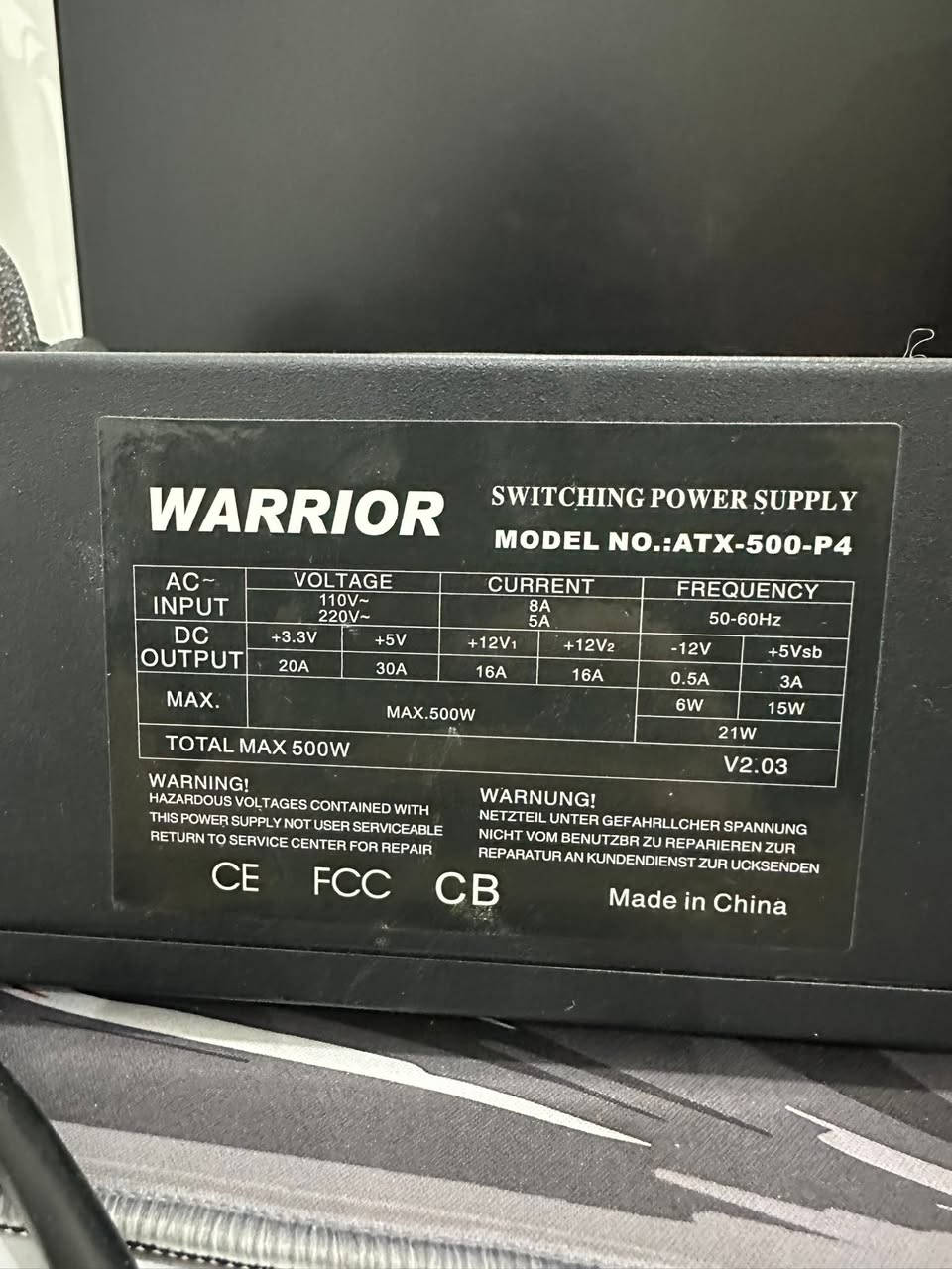 كارت شاشة gtx1650
بور سبلاي 500W

الكارت مستعمل بس نضيف والبور سبلاي ايضا
سعر الكارت 100 الف وبيه مجال بسيط 
البور سبلاي سعره 35 الف قفل 

الي حاب يشتري هذا رقمي ***********

لا يوجد توصيل !
