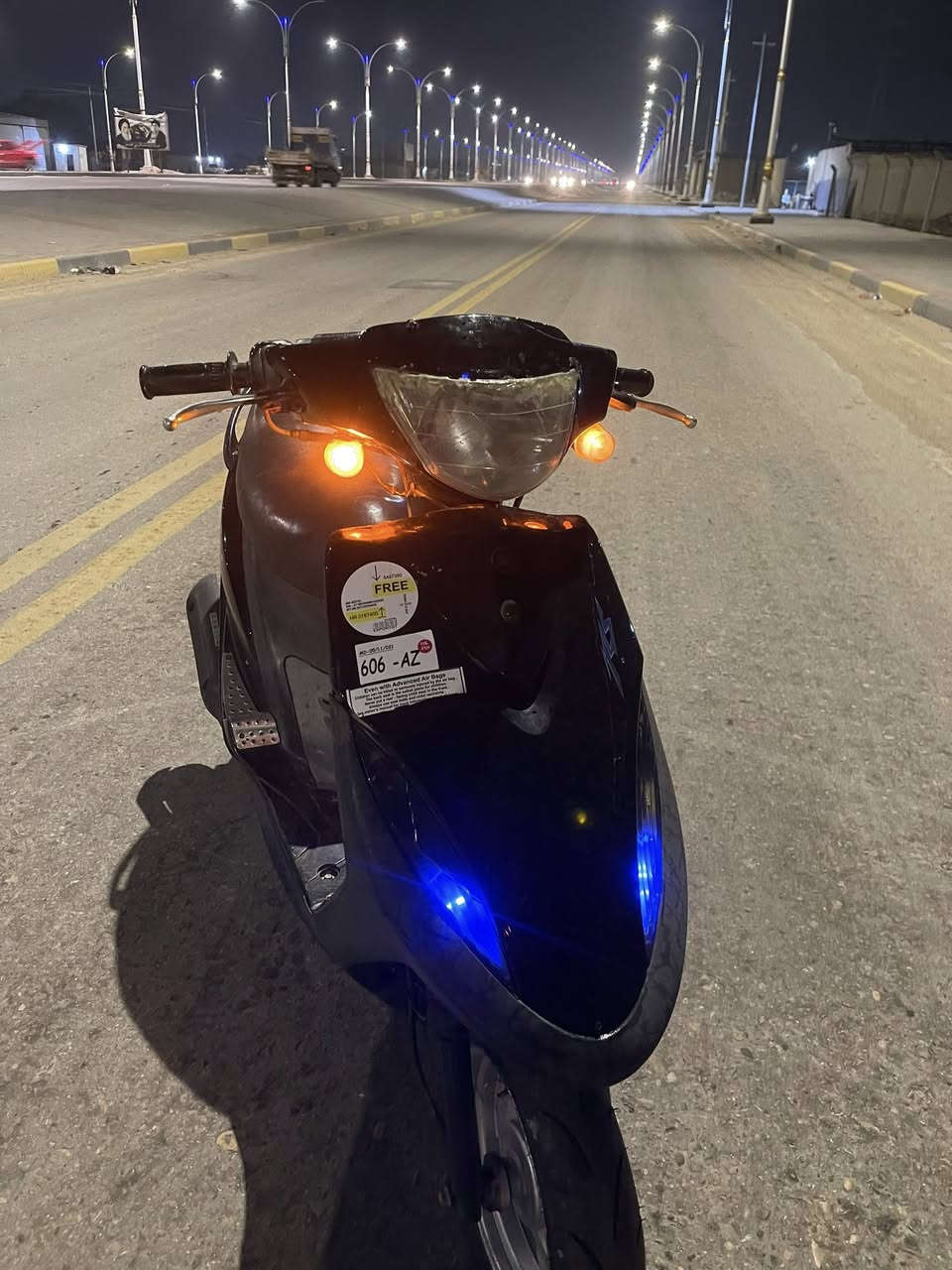 ‏سلام عليكم دراجة عدلة للبيع￼ بوشي 49 محرك مفتوح سعر 600 مكان السماوة ***********￼
