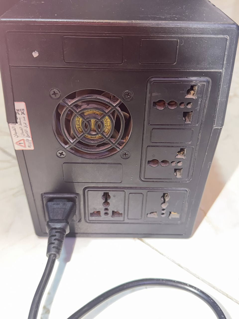 Ups power max 1200AV
استخدام قليل والبطاريات شبه جديدة

سعره 85 الف

مكاني بغداد الاعظمية 

للاستفسار على الخاص 

لايوجد عندي توصيل


**إذا كنت صاحب هذا الإعلان وتريد حذفه لأي سبب، رجاءا أرسل رسالة إلى الدعم الفني**