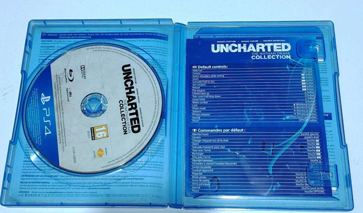 للبيع
السعر 15 ويا توصيل
لعبة UNCHARTED 
THE NATHAN DRAKE 
COLLECTION
ثلاث أجزاء


**إذا كنت صاحب هذا الإعلان وتريد حذفه لأي سبب، رجاءا أرسل رسالة إلى الدعم الفني**