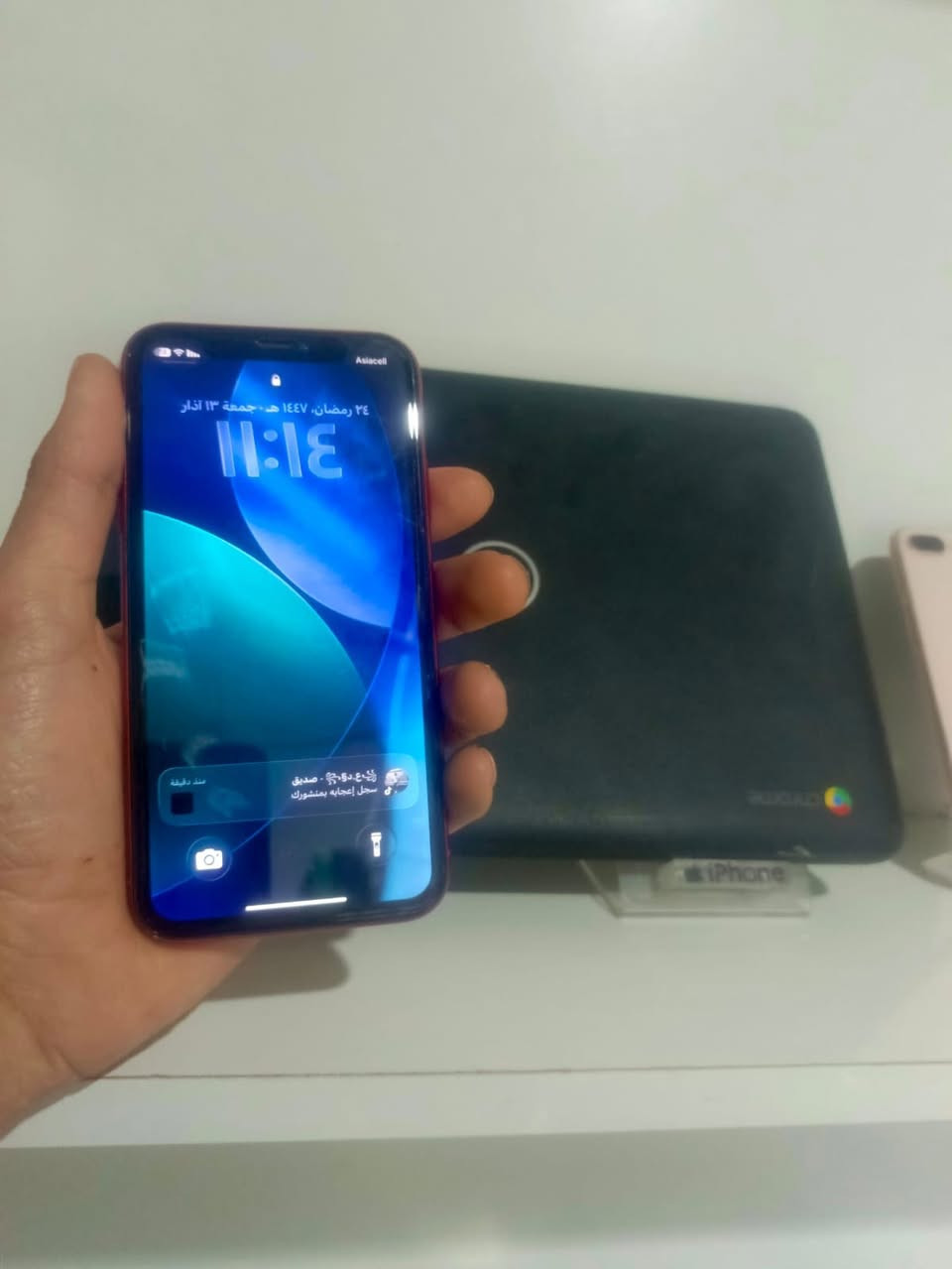 11عادي مبدل شاشه وبيهه فطر زغير كلش ذاكره 128 نضافه فول بطاريه مرفوعه من ٨٣لا95 سعره 175وبيه مجال هاذه رقمر صاحبه ‭٠٧٧٧ ٠٠٣ ٢٢٦٠‬اتصل
