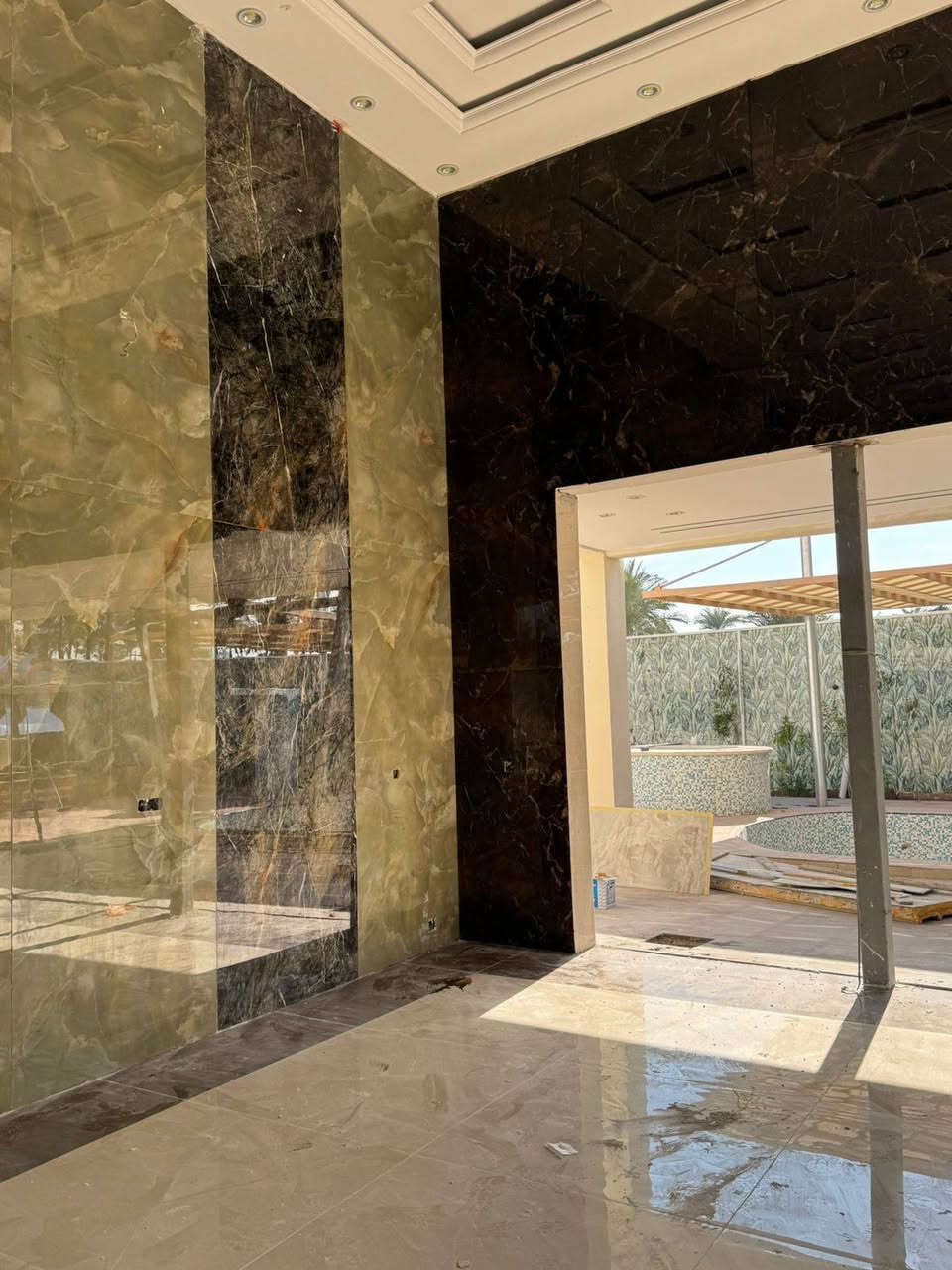 خلفه سيراميك كاشي مرمر بورسلين متفرغ في بغداد شغل درجه اولى تسليم مهندس ***********
