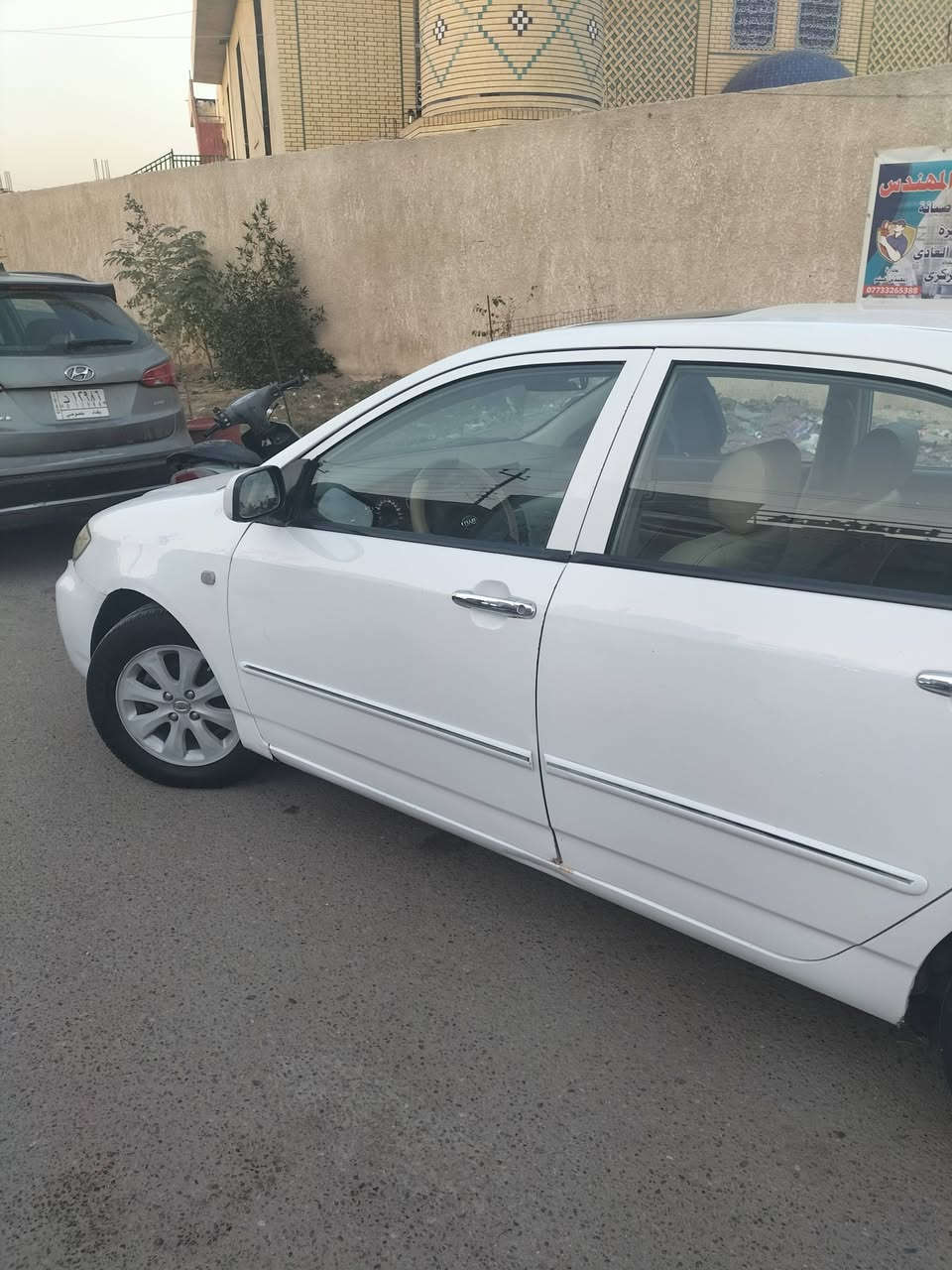 سلام عليكمم بيوايدي F3 للبيع موديل 2013 رقم جديد هزه جديد بسمي تحويل ثاني يوم سياره مكفوله ما عده صبغ جوه قبغ البانزين وهلال فقط صفحه وحده باقي كشر مكفول مكينه كير تبريد خير من الله حداديه وتخم تاير جديد تجي وتشوف بعينك وتقتنع احله من صور  سياره جاهزه وما بيها نقص مكان بغداد البياع سعر 64 وبيها مجال 
رقم ***********
