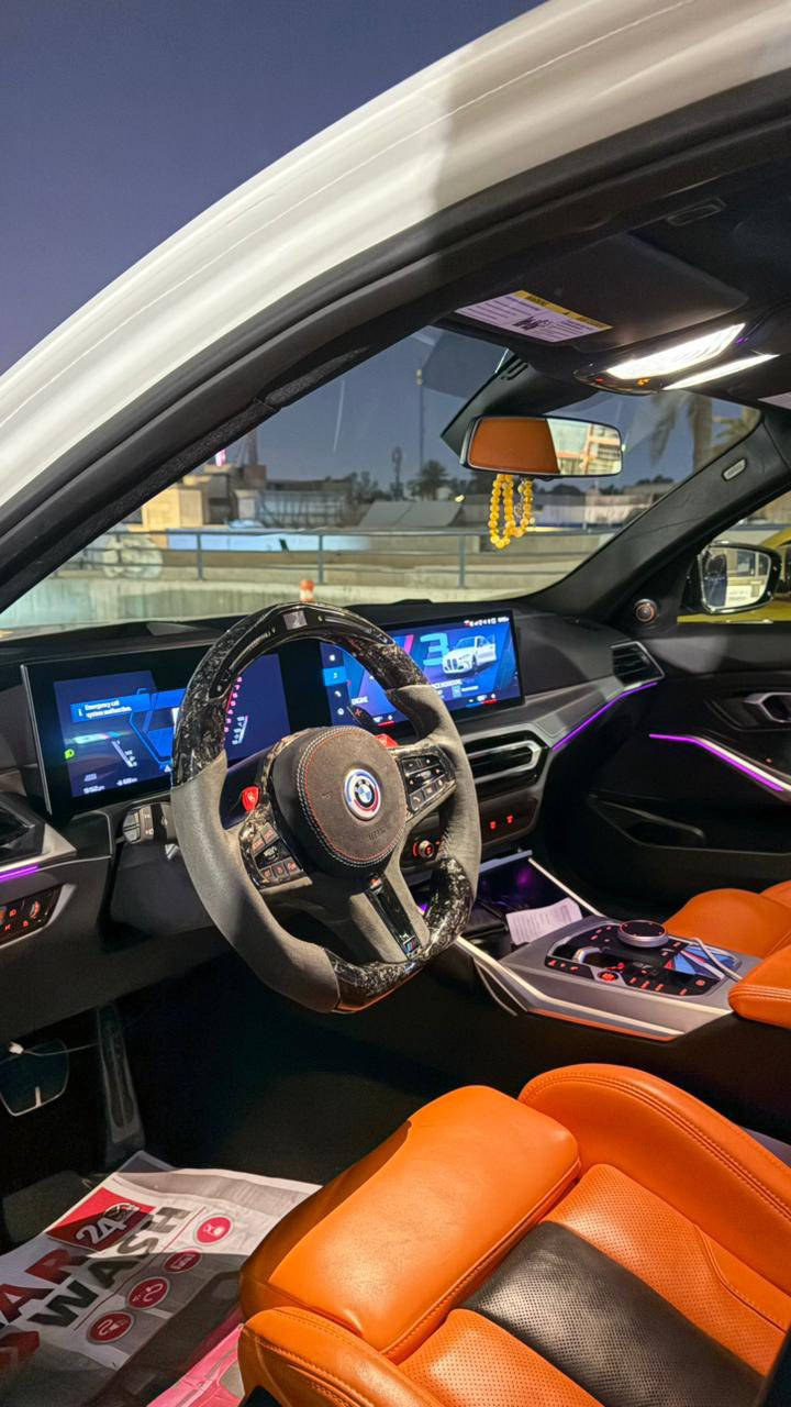 السلام عليكم
BMW M340i للبيع بس ابد مو عادية
مديل : 2023
المسافة المقطوعة : 43 الف كيلو متر
الوارد : امريكي 
الضرر : قطعة واحدة بدون شواصي بدون لغد
محرك وگير مكفولات
السيارة مسويلها ادامة قبل فترة
السيرفز مالتها كلة يم منتظر اوتو
السيارة صفر مسج مابيها نقص اي شي تشغل وتطلع

نجي هسة على التزويد والاضافات الي عليها 
مبدئياً السيارة مصروف عليها بحدود الشدة تقريباً
نجي على التزويد : اكزوز تيتانيوم كامل + داون بايب + اكس بايب + جارج بايب + شوتة + منظومة ميثانول كاملة + عقلها مفتوح ب ڤيمتو + برمجة ستيج2 + حتى بلكات ريسنك

الاضافات والتغيرات الي عليها : كشنات m3 + ضفيرة مال شاشة كاملة m3 + دركة + لايتات m3 + هسة بالجديد بدلت بگلايت مال csl + ويالة مال m3 ، وبعد هواية اضافات عليها والسيارة مصروف عليها بشكل مو طبيعي قطعة مميزة ونادرة جداً 

ملاحظة : السيارة دفع خلفي
السيارة جداً نظيفة واستعمال شخصي وجداً قوية السيارة 

سبب البيع : شراء سيارة اخرى 

للاستفسار اكثر : ***********
