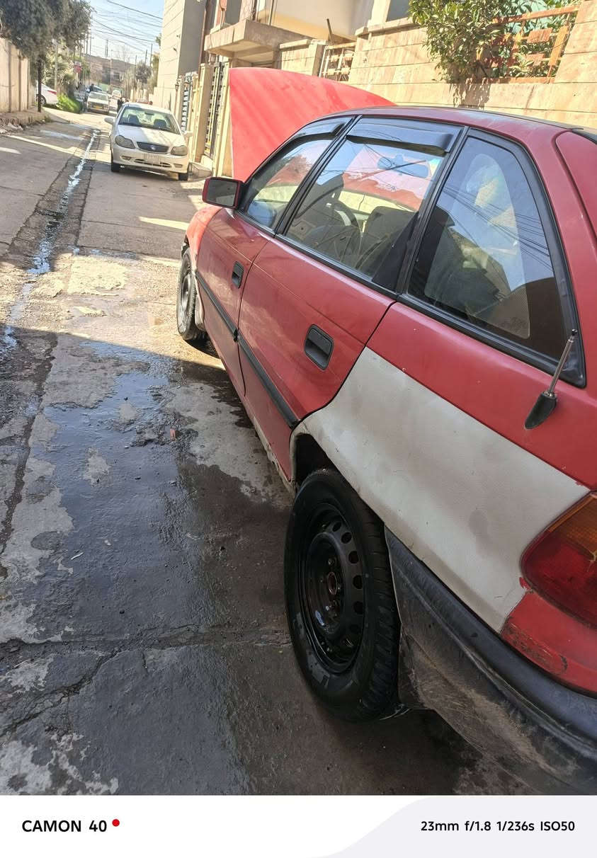 اوبل استراا 92 جنطة 
رقم بغداد 
سنوية 2021 ساقطة
سلايت
قفل مركزي 
جام كهرب 
محرك شرط 1600نوزل
كير شرط 
صبغ مابيها بس مصلح دواير
مكان موصل 
***********           السعر 33 جوا ال 30 لاتخابر 
***********
