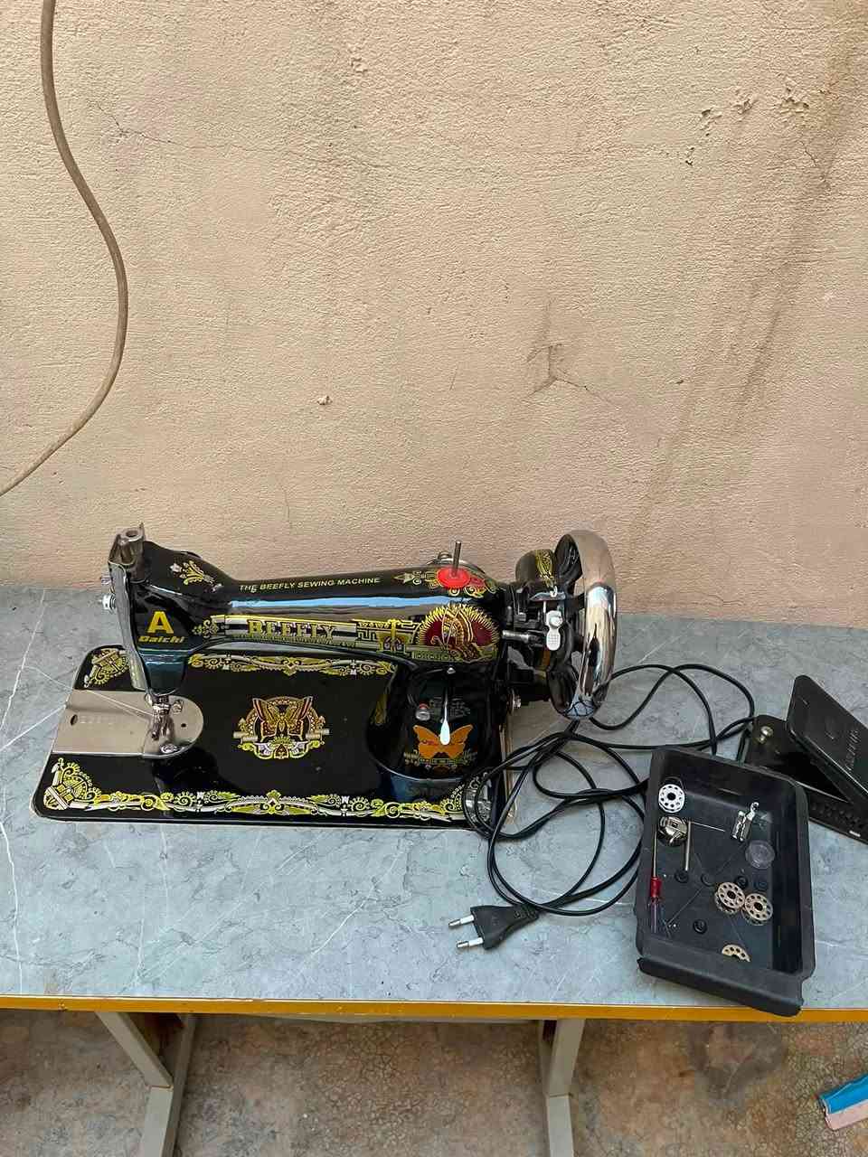 مكينه خياطه اخو جديد بعدها لوك تشتغل واي عيب مابيها مال بيت عنواني كركوك مصلى سعر 80 بي مجال لجيتك 
رقمي اتصل  ‬ ‭***********‬

