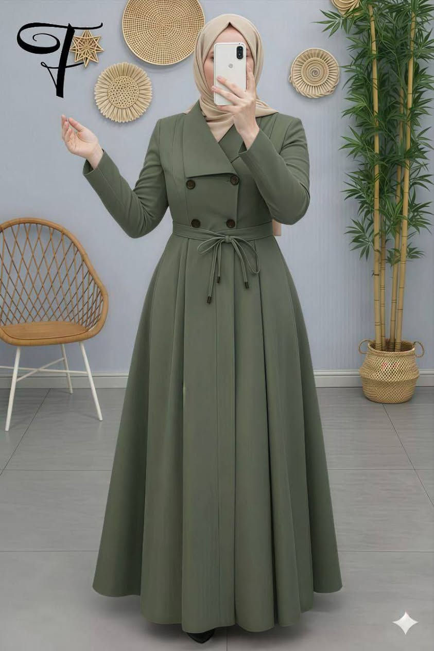 جبة من قماش الدابل الجودة الاصلية

مقاسات 42 -44-46-48-50-52

طول 145

* حزام منفصل 

* مبطن

ا


**إذا كنت صاحب هذا الإعلان وتريد حذفه لأي سبب، رجاءا أرسل رسالة إلى الدعم الفني**