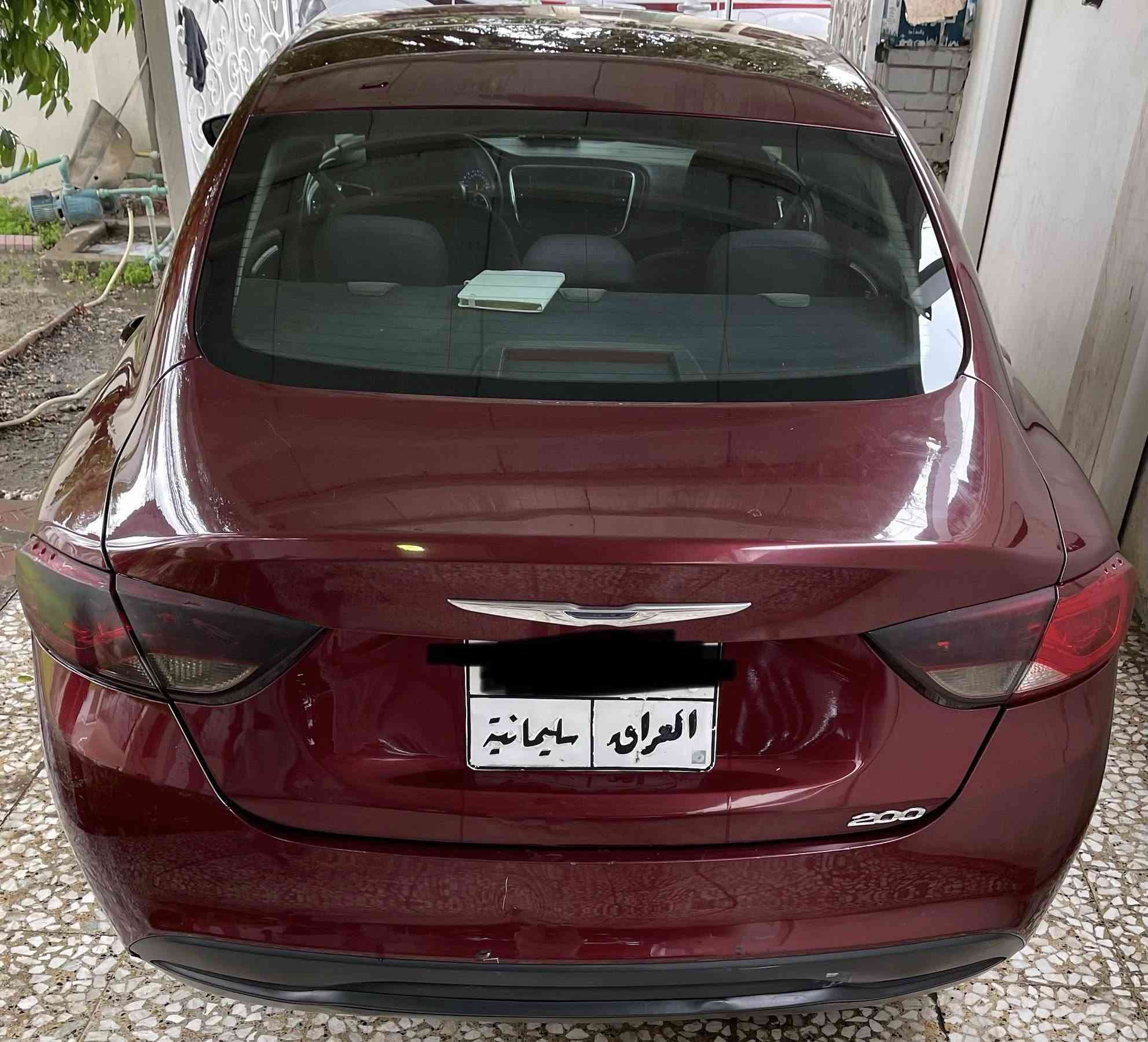 سلام عليكم
C200 للبيع او مرواس 
بيكب متسوبيشي او نيسان سني 
موديل 2016 للبيع او مراوس 
كرايسلر C200 
موديل 2016 
مكينه 2400 جديده 

رقم سليمانيه 
المواصفات معروفه 
شاشه بلوتوث + كامره خلفيه 
تحكمات ستيرن 
حساس اطارات 
اضائه LED 
دخول ذكي 
مثبت سرعه 
بيها هواي مواصفات 
السياره جديده مابيها اي نقص 
السعر85  وبيها مجال 
العنوان / بغداد
مكلف بالنشر ‭0771 308 6018‬
