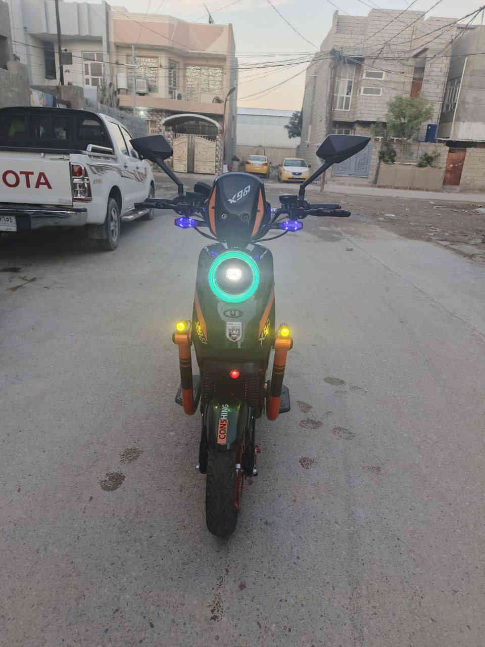 سلام عليكم دراجة شحن x900 دراجة نضيفة بطاريات جدد السعر خاص العنوان ديالى بعقوبة التحرير 
للأستفسار ***********
