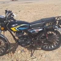 دراجة سونك 25 للبيع مكينه 200 مكينه مكفوله سكنر السعر 650 وبيه مجال ال...