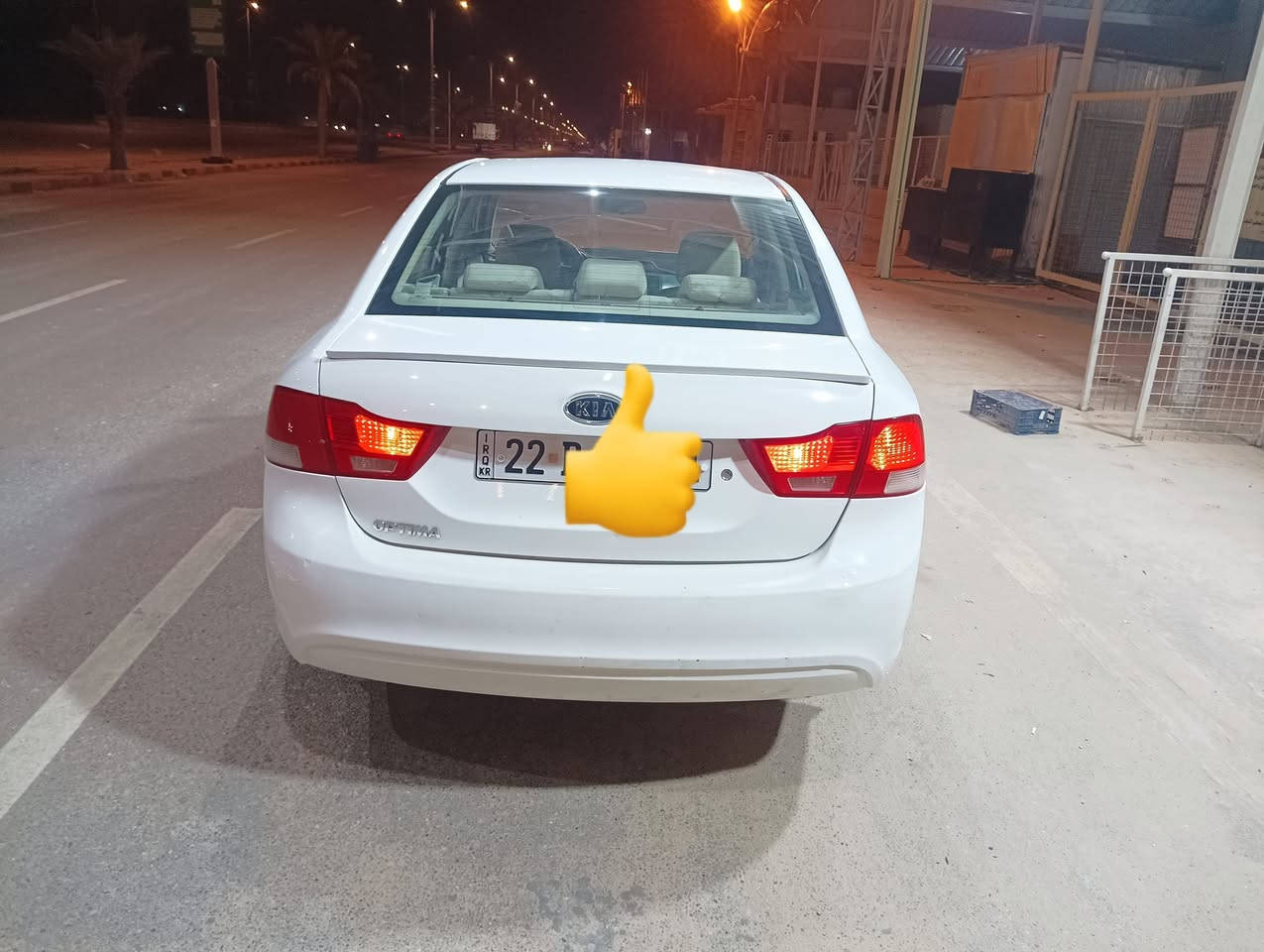 السلام عليكم 
كيا اوبتيما موديل2011خليجي
فول مواصفات عد البصمه
مكفوله كفاله عامه عدا دور جاملغ خلفي صبغ مؤشر بلمقطع الفيديو 
رقم اربيل جديد دولي 
سنويه مجدده 2030
سياره جاهزه من كلشي 
المكان شارع نجف كربلاء 
عمود 200
السعر131وبيه مجال بصيط
الأستفسار اتصل ع الرقم
***********
