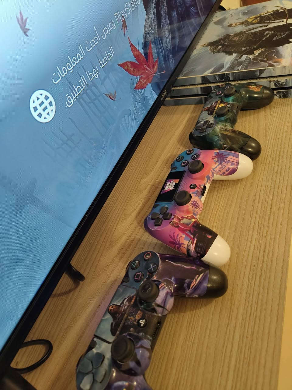 السلام عليكم بلي 4 برو مهكر نظام 12 ذاكرة 1 تيرا جديد ستيكر
نظيف بمعنى الكلمه استخدام شهر
 ويا 3 يدات 
بيه 10 العاب  
اي استفسار ع الرقم فقط 
*********** 
سعر 290
المكان // الديوانية
