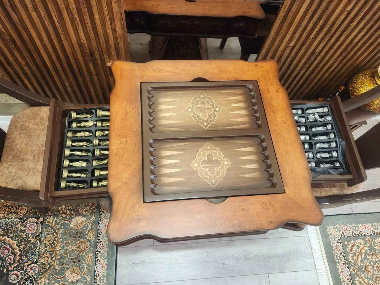 مێزی دۆمینەو شەترەنج ودووكورسی
ئەنتیك لەئەسفەهان بەتایبەت كڕدراوە ئیشی دەستە
٦٥٠$ پێدراوە ئەیفرۆشینەوە بە٣٥٠ هەزار لەسلێمانی  #لەسلێمانی


**إذا كنت صاحب هذا الإعلان وتريد حذفه لأي سبب، رجاءا أرسل رسالة إلى الدعم الفني**
