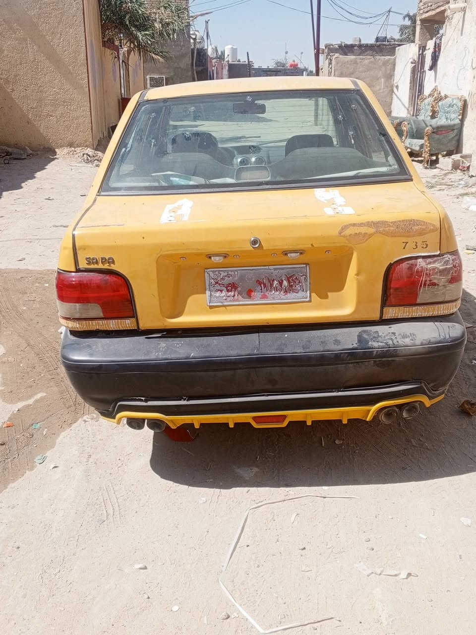 سايبه موديل 12رقم نجف احمر بدون تحويل السياره جاهزه محرك وكير باريد شواصي قطره الحيم مابيهن السياره كبل تطلع تشتغل بيه ماعايزه شي 10 وبيه مجال مكاني نجف كوفه ‏‪***********‬‏
