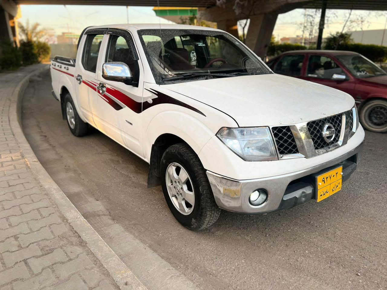 سيارة نافارا موديل 2008 گير عادي5قطع صبغ بدون دواخل ابيع حيزام كير ميكن شرط تاخم صدر ورا جديد سيار شرط تحويل تبريت شغال كاربيات كول شغال 4تايارت جديدسعر 69بي مجال عيوان كركوك 
*********** كركوك, العراق
