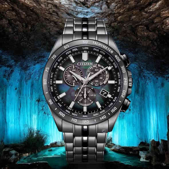 Citizen

Perpetual Chrono A-T

اصدار محدود 2400 قطعة 

متوفر وكالة كامل المرفقات 

ضمان سنة 

قطر43

ايكو درايف 

راديو كنترول ( يمكن التحكم بها عن طريق الراديو )

زجاج مقاوم للخدوش والصدمات 

مقاوم للماء 100 متر 

قياس سرعة الدوران 

سنتر ال12 ساعة منفصل 

كرونوغراف 

منبة 

لومينوس 

توجد خدمة توصيل او يمكن زيارتنا داخل المعرض  

بغداد شارع 14 رمضان مقابل شركة الطيف

***********
